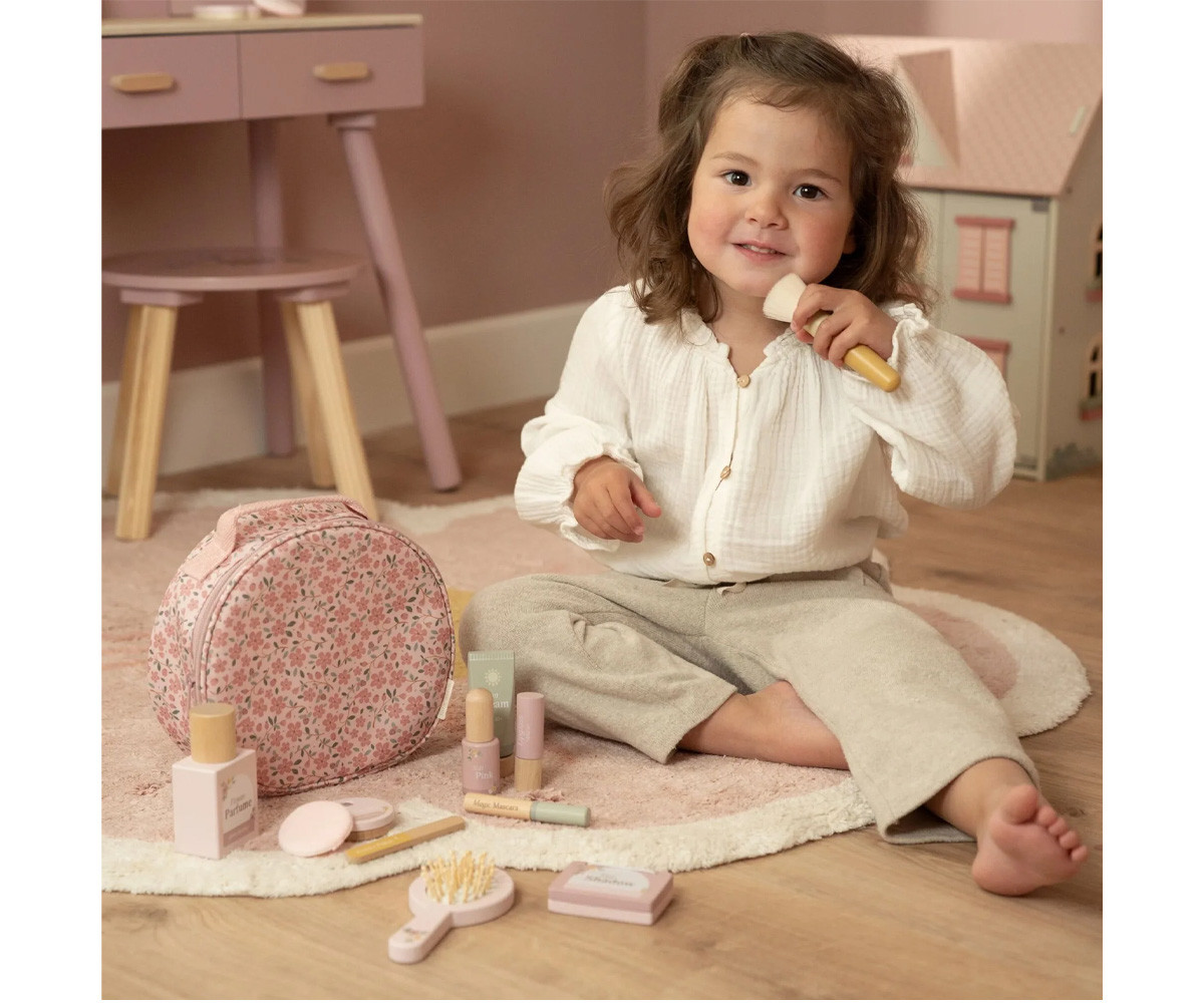 Set de Belleza de Madera Flores