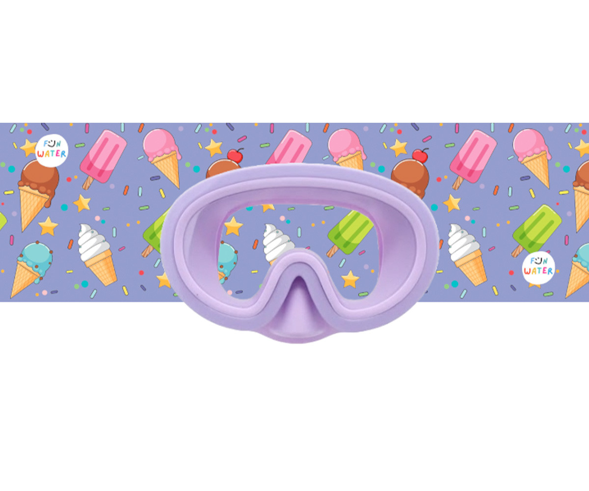 Maschera Nuoto Juniormask con Turbante Gelati