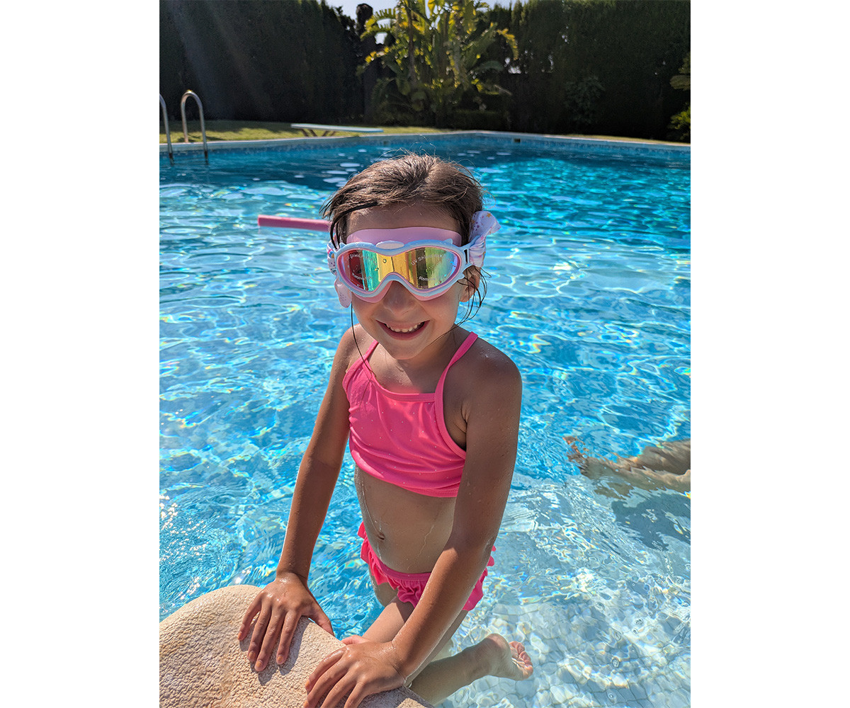 Maschera Nuoto Babymask con Turbante Dinos