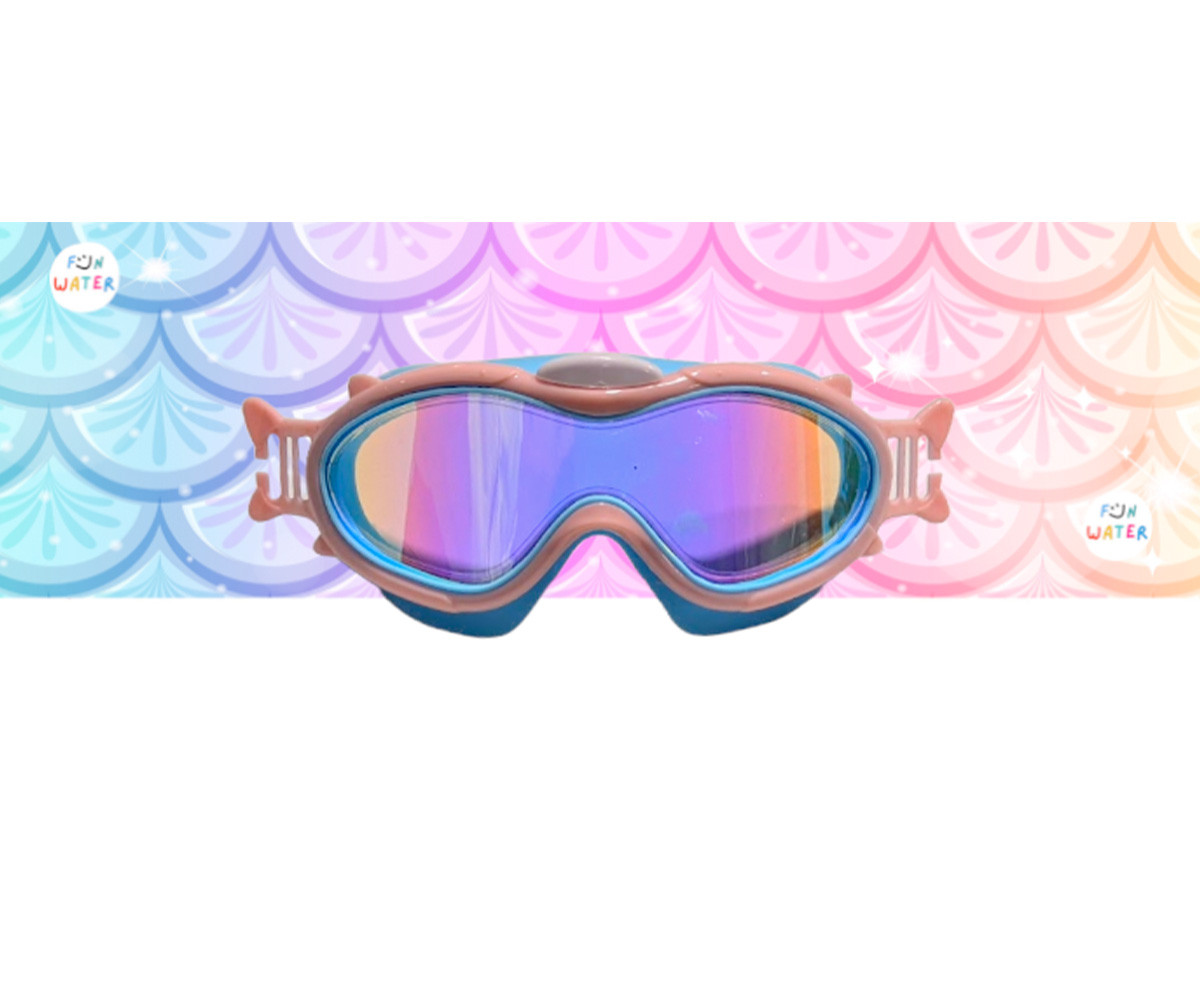 Maschera Nuoto Babymask con Turbante Pink Mermaids