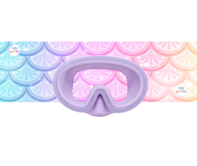 Maschera Nuoto Juniormask con Turbante Mermaids