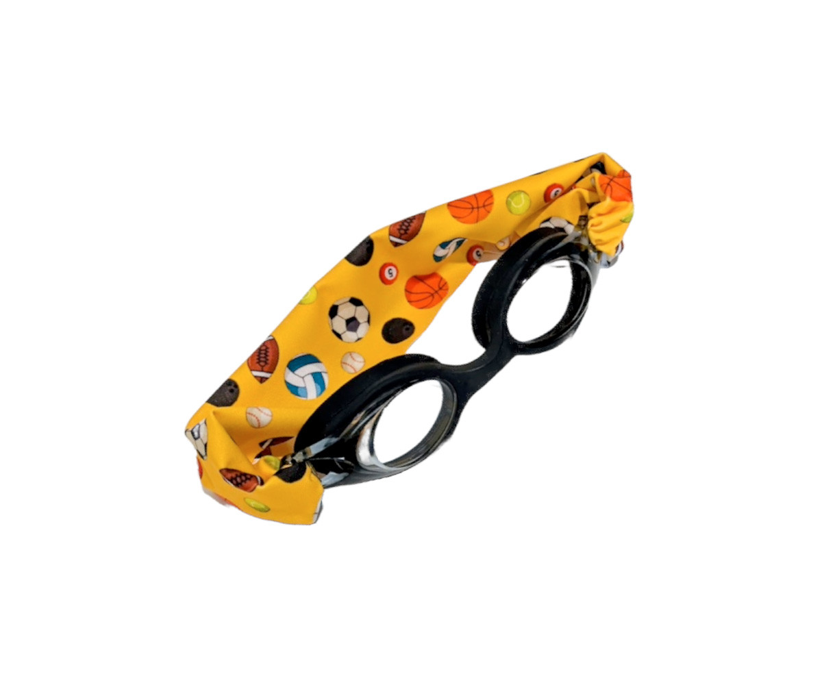 Occhiali Nuoto Bambini Neri con Turbante Sport