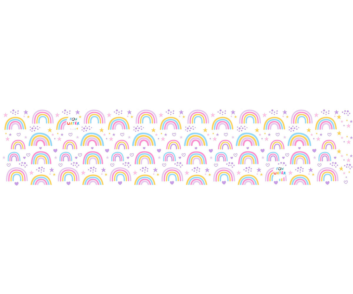 Occhiali Nuoto Bambini Rosa con Turbante Rainbow