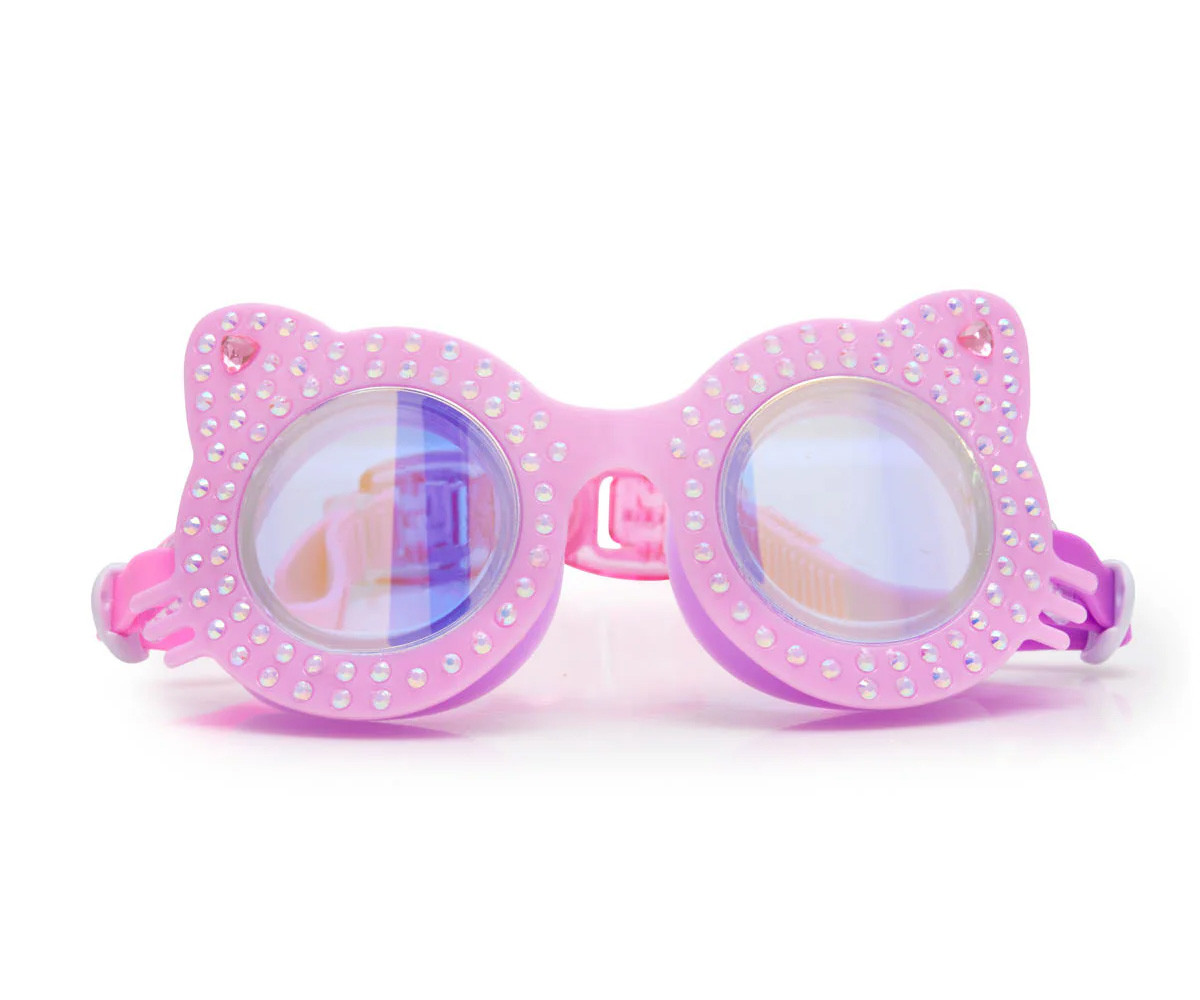 Gafas de Natación Kitten Paw Print Pink