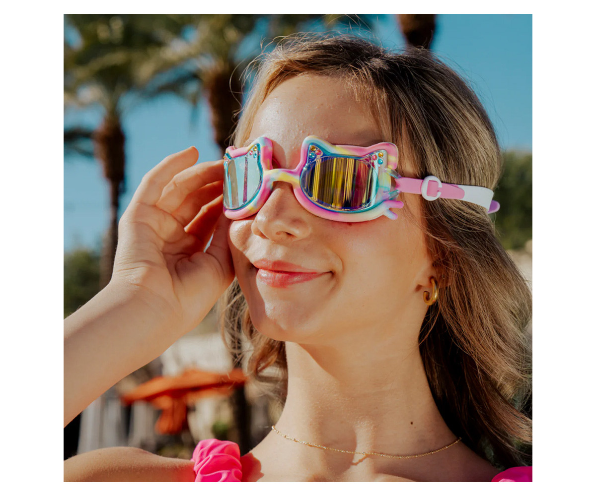 Gafas de Natación Tie-Dye Tabby Meowberry Breeze