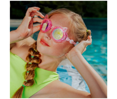 Gafas de Natación Frosted Feline Pink Purr