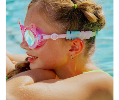 Gafas de Natación Frosted Feline Pink Purr