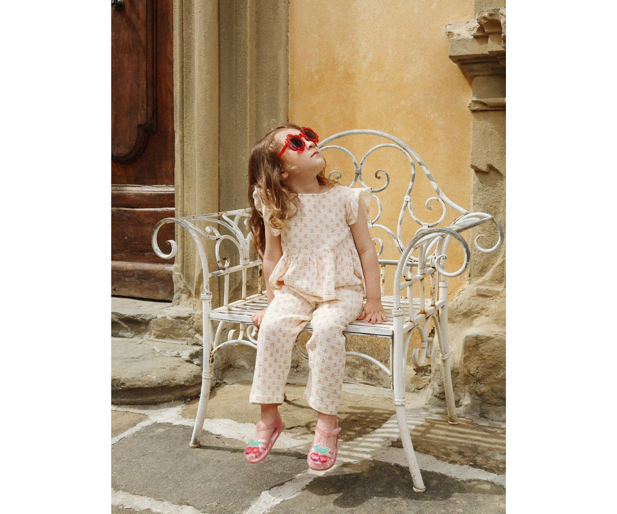 Occhiali da Sole Junior Flower Red (5-10 anni)