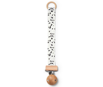 Clip per Ciuccio Legno Dalmatian Dots
