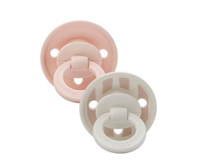 2 Succhietti Silicone Binky Candy Stripes +3mesi
