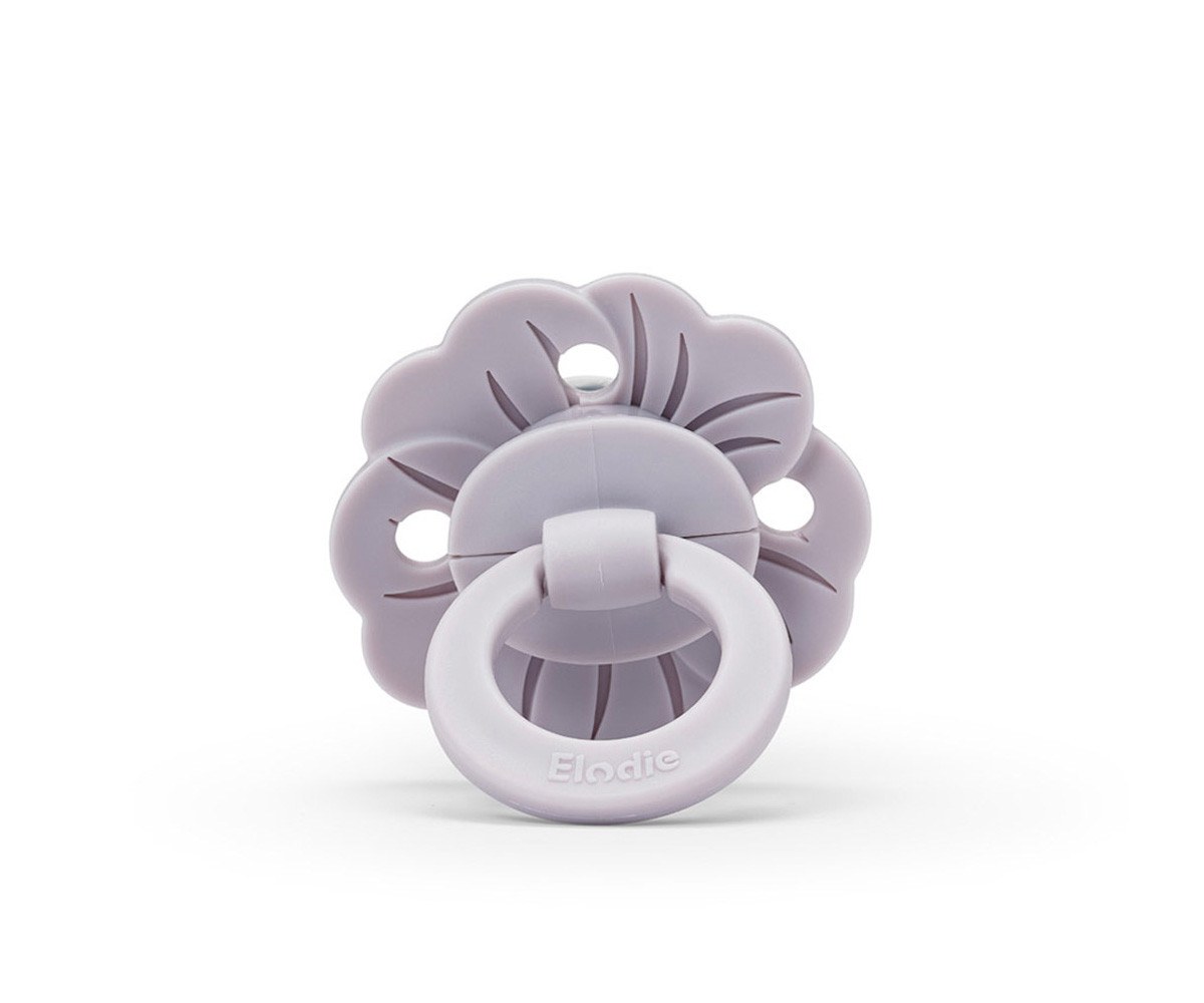 Chupete Silicona Binky Bloom Lavender Love +3meses