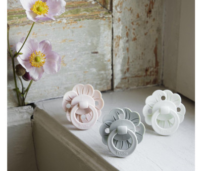 Succhietto Silicone Binky BloomMineral Green +3mesi