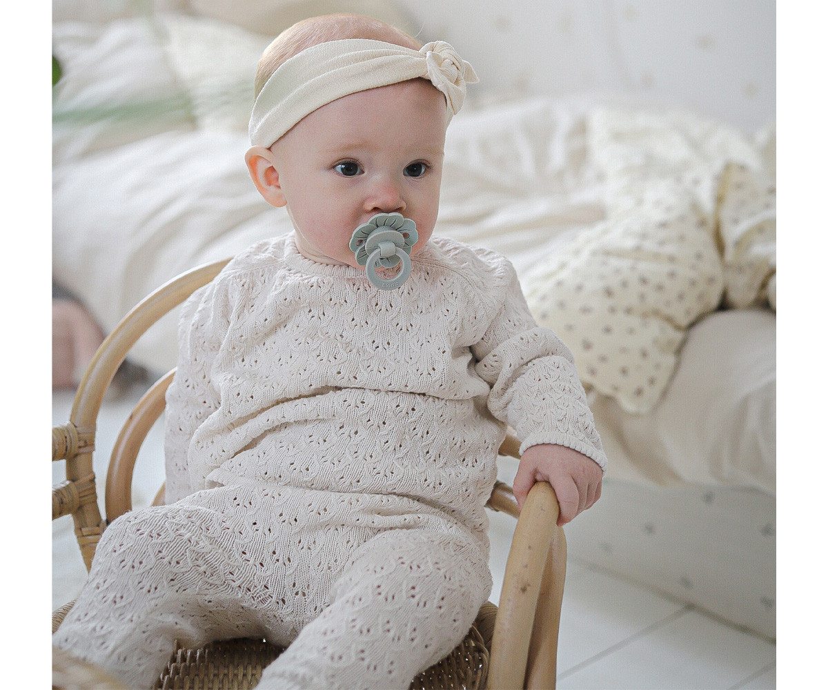 Succhietto Silicone Binky BloomMineral Green +3mesi