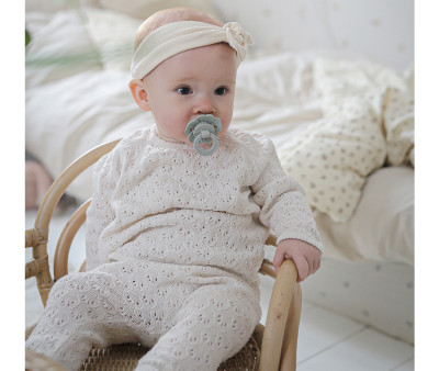 Succhietto Silicone Binky BloomMineral Green +3mesi