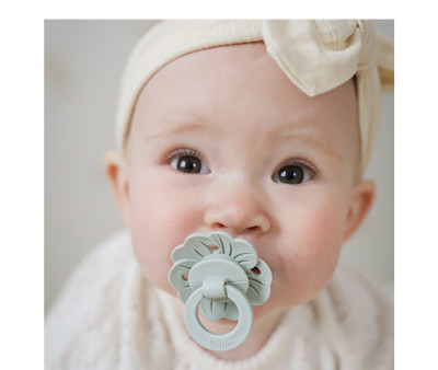Succhietto Silicone Binky BloomMineral Green +3mesi