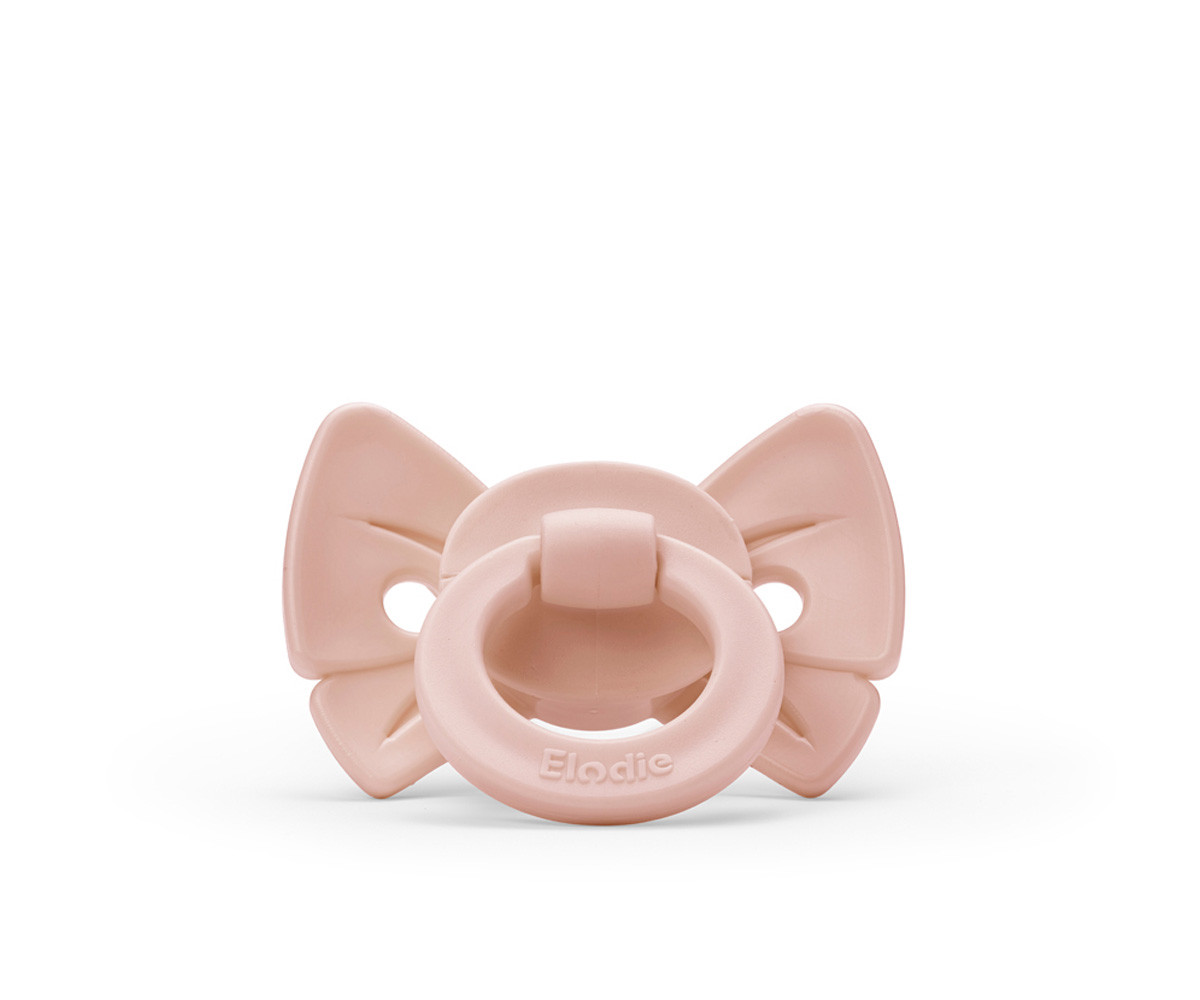 Chupete Binky Bow Misty Pink +3meses