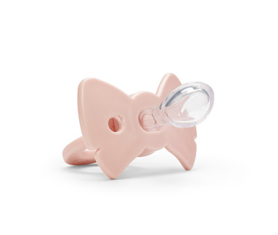 Chupete Binky Bow Misty Pink +3meses