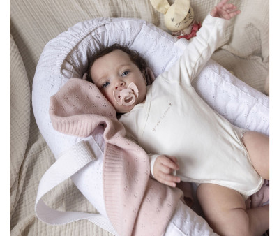 Chupete Binky Bow Misty Pink +3meses