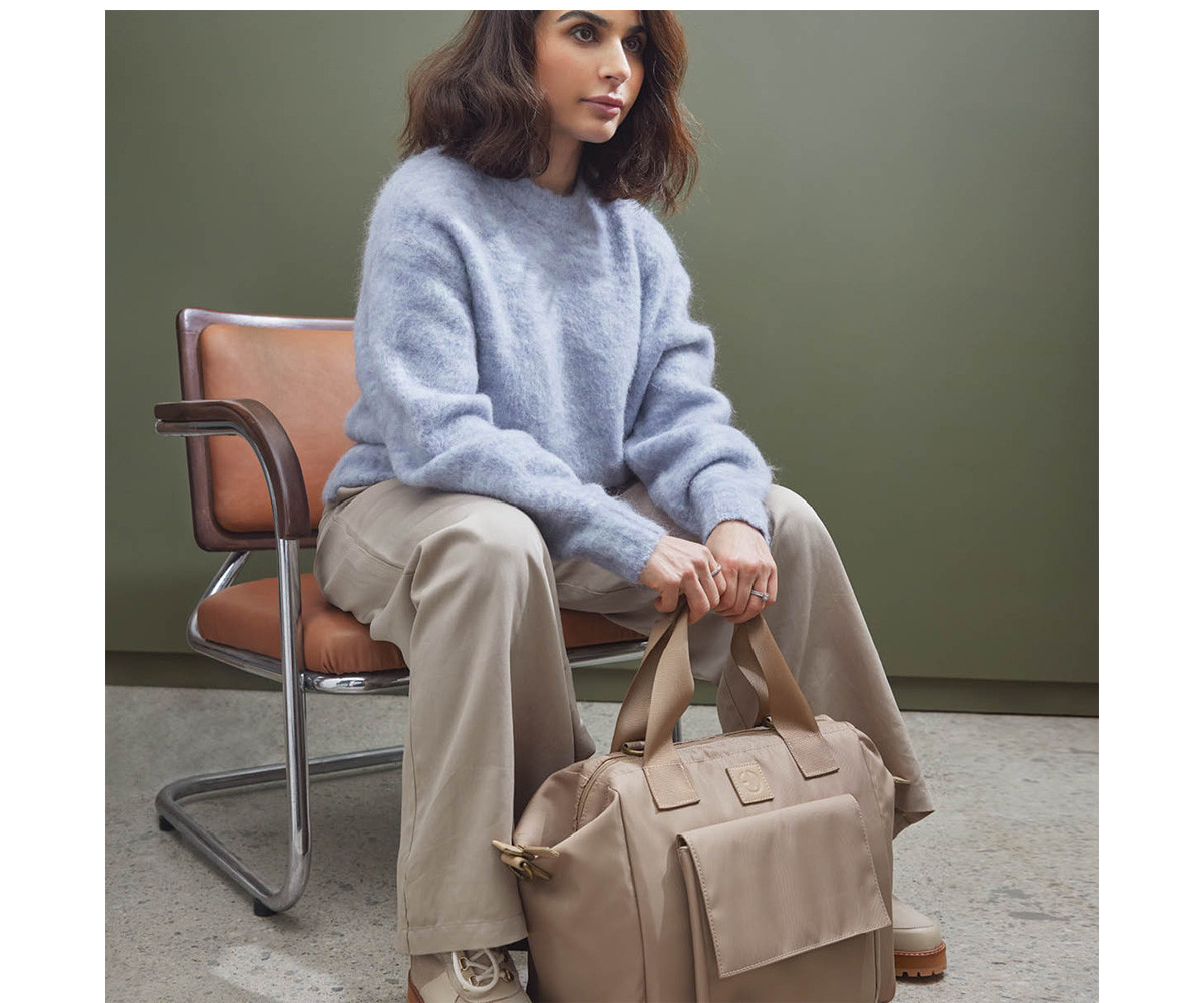 Bolso Carro Bebé Wide Frame Pure Khaki