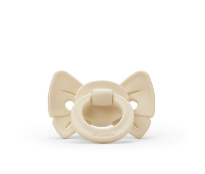 Succhietto Silicone Binky Bow Oat White +3mesi