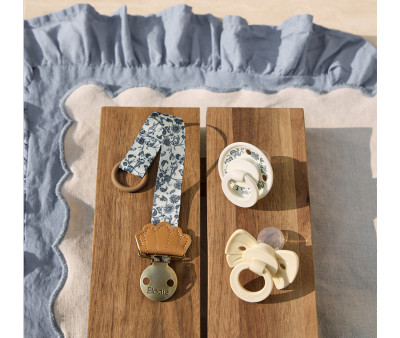 Succhietto Silicone Binky Bow Oat White +3mesi