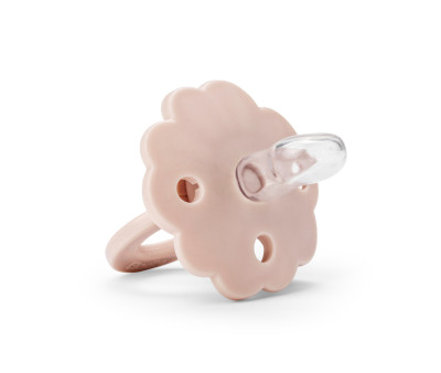 Chupete Silicona Binky Bloom Powder Pink 0-6 meses