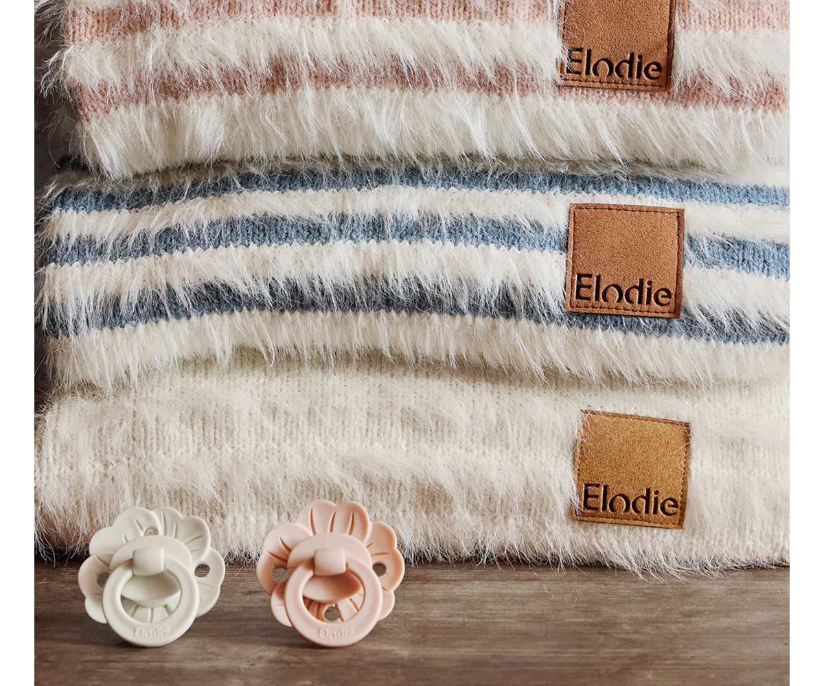 Chupete Silicona Binky Bloom Powder Pink 0-6 meses