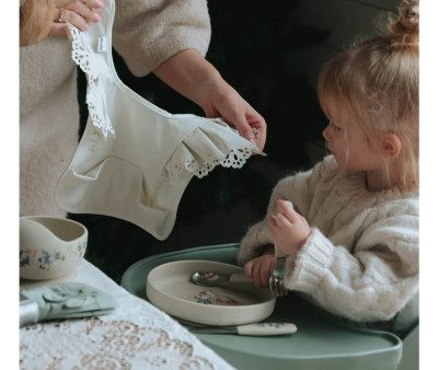 Set de Plato y Cubiertos de Silicona Bunny Darling