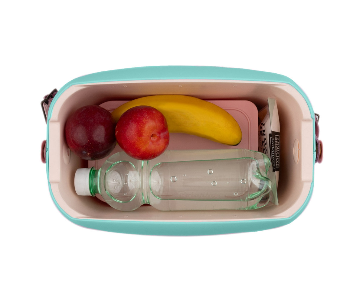 Frigobox CoolerBag con 2 Contenitori Verde Acqua 6L