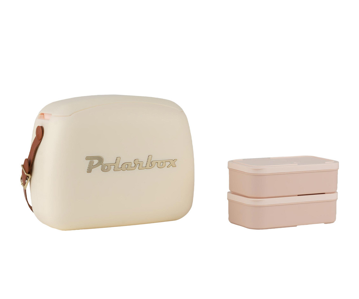 Frigobox CoolerBag con 2 Contenitori Gold Cream 6L