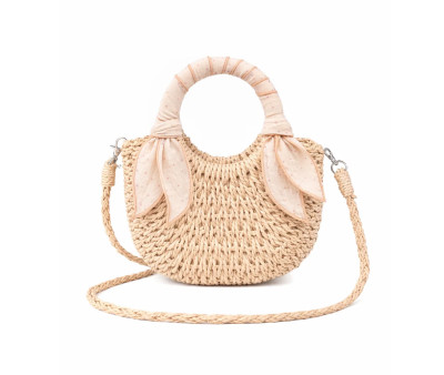 Cesta Mimbre con Lazos Petite Petals