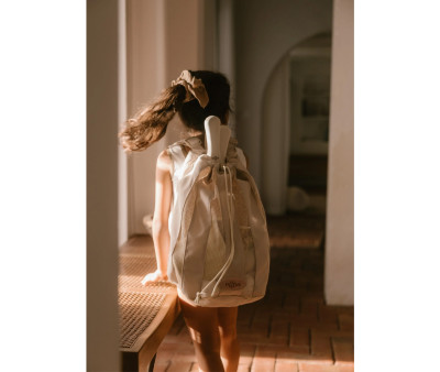 Mochila de Playa con Red Vainilla