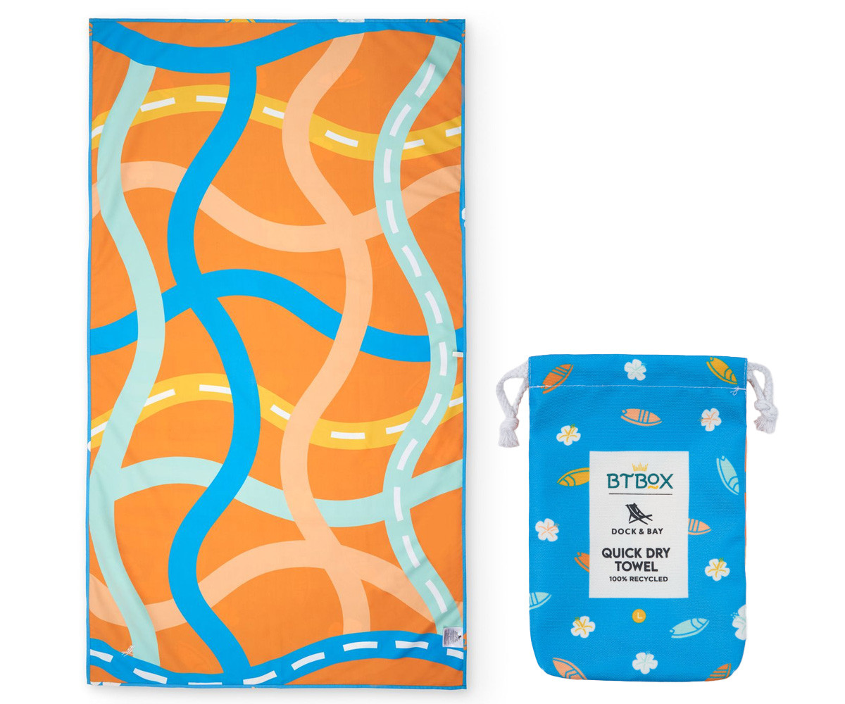 Telo Spiaggia Large Microfibra Surf