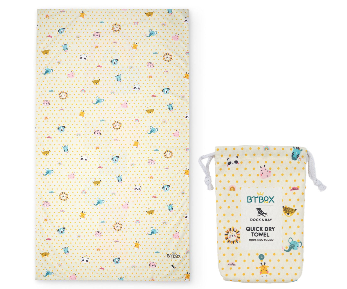 Toalla Playa Large Microfibra Zoo