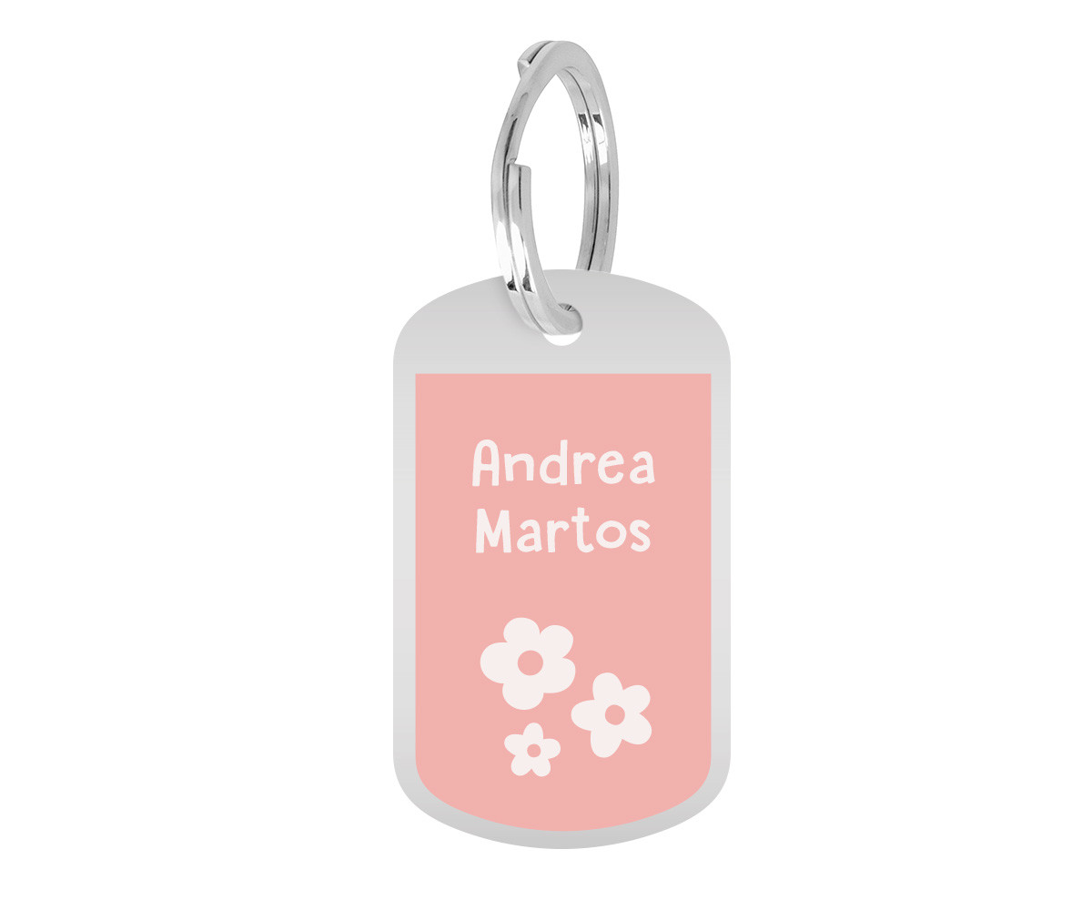 Llavero Mochila Flores