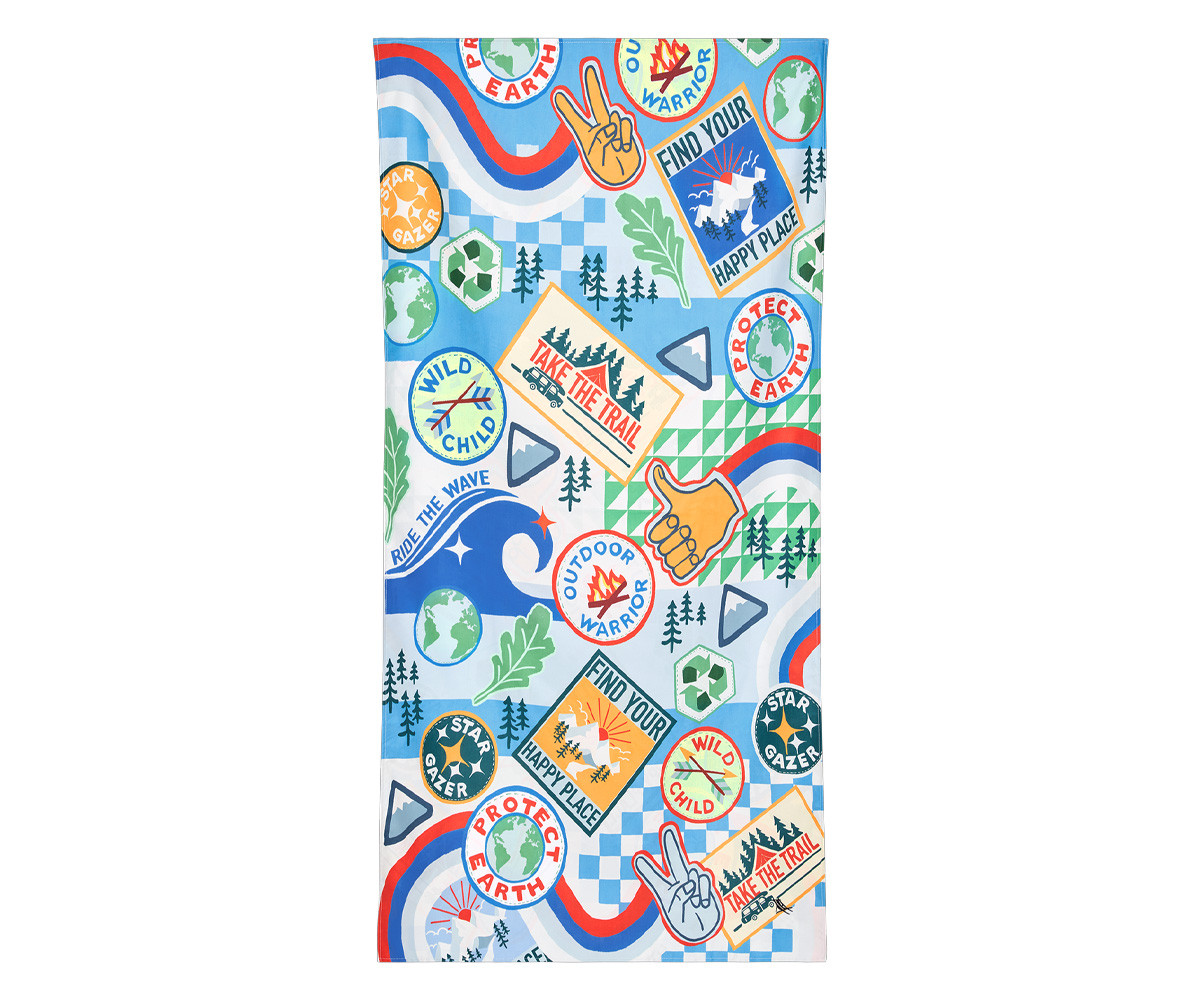 Telo Spiaggia Large Microfibra Summer Into the Wild