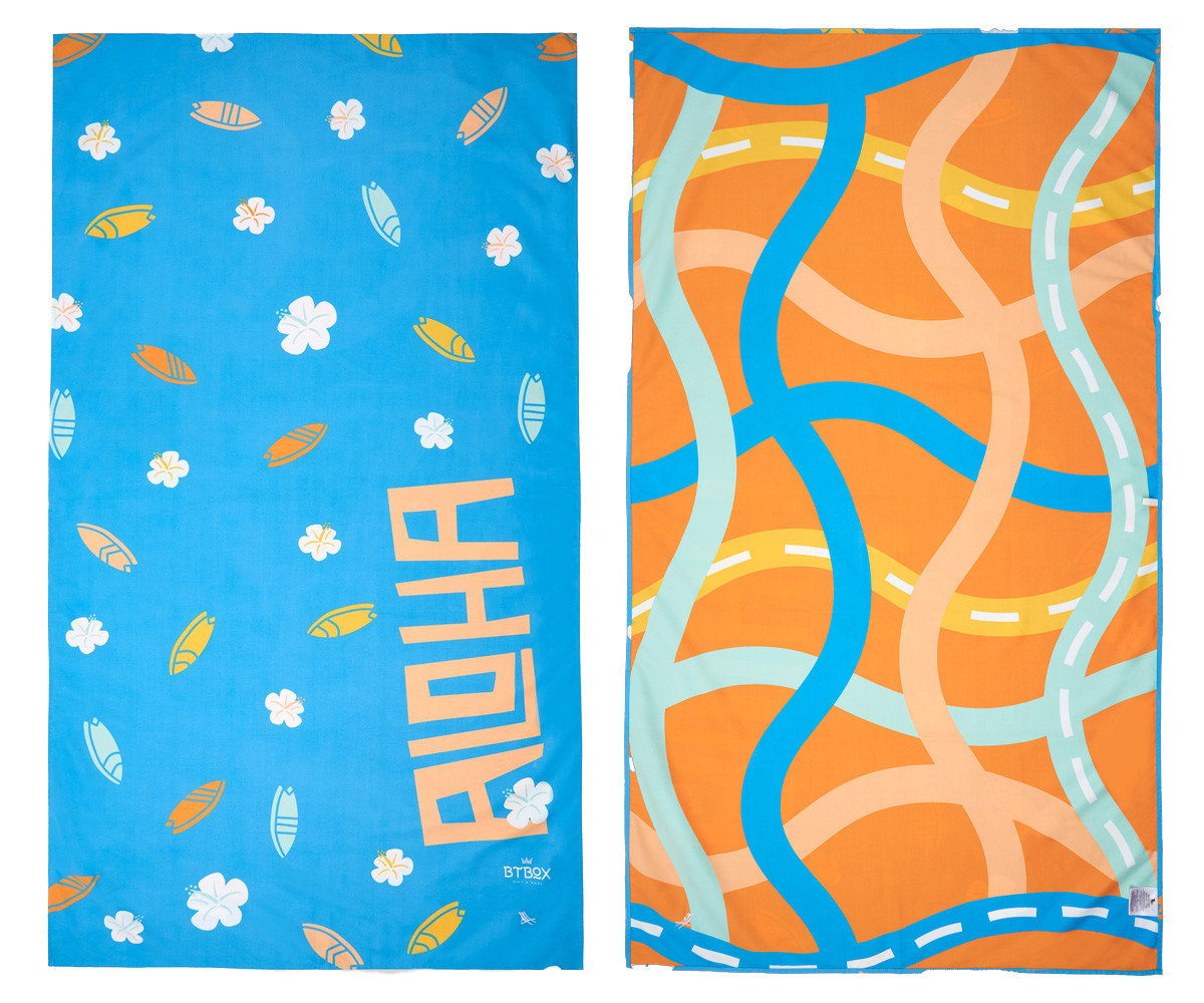 Telo Spiaggia Large Microfibra Surf
