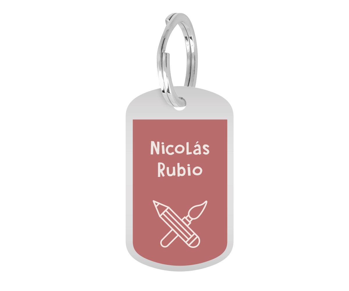 Llavero Mochila Arte