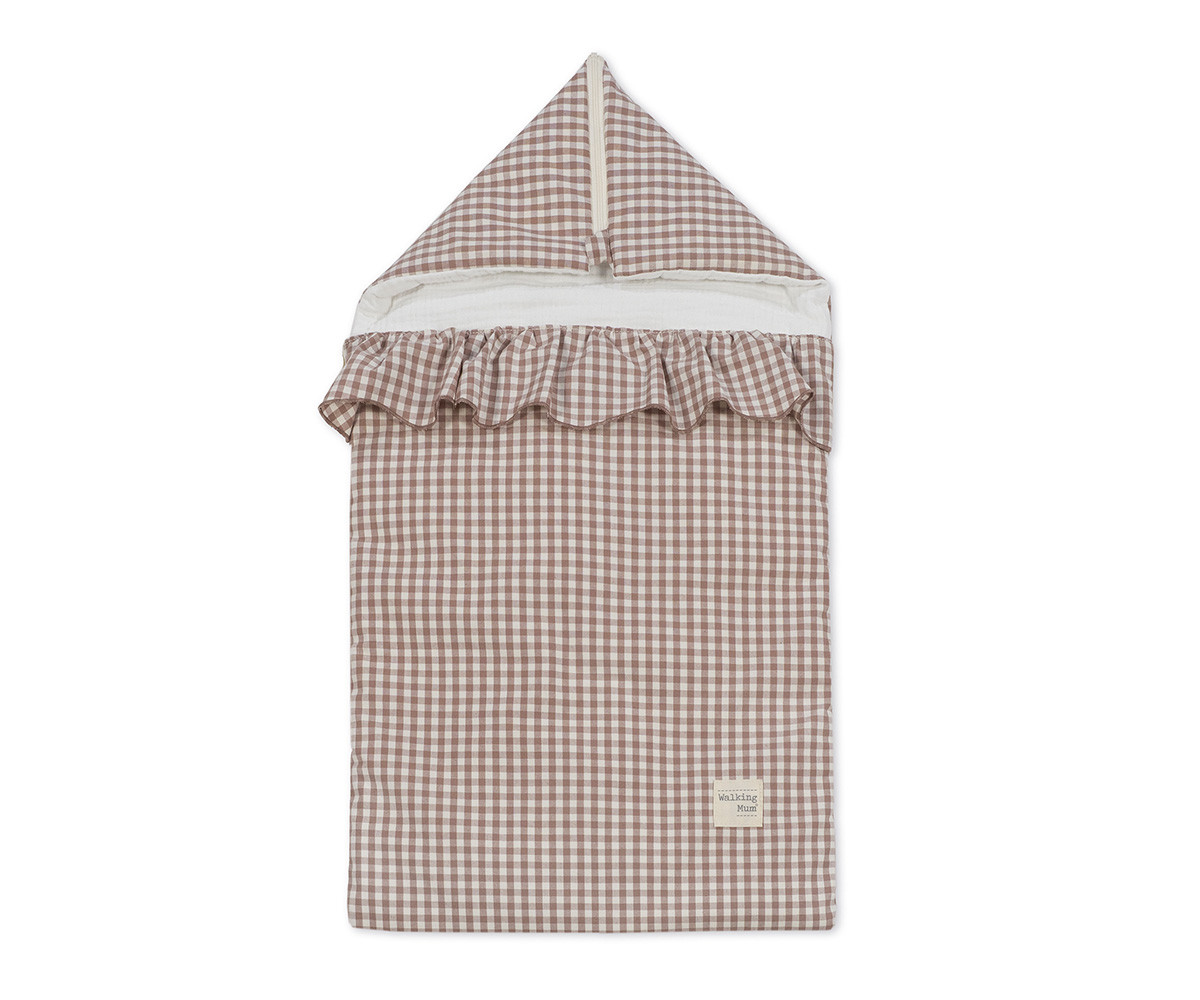 Saco Arrullo Verano Praliné Rayas Moka