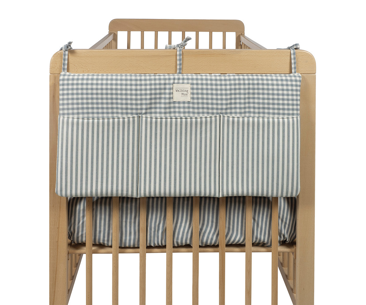 Organizador Cuna Praline Vichy Rayas Matcha