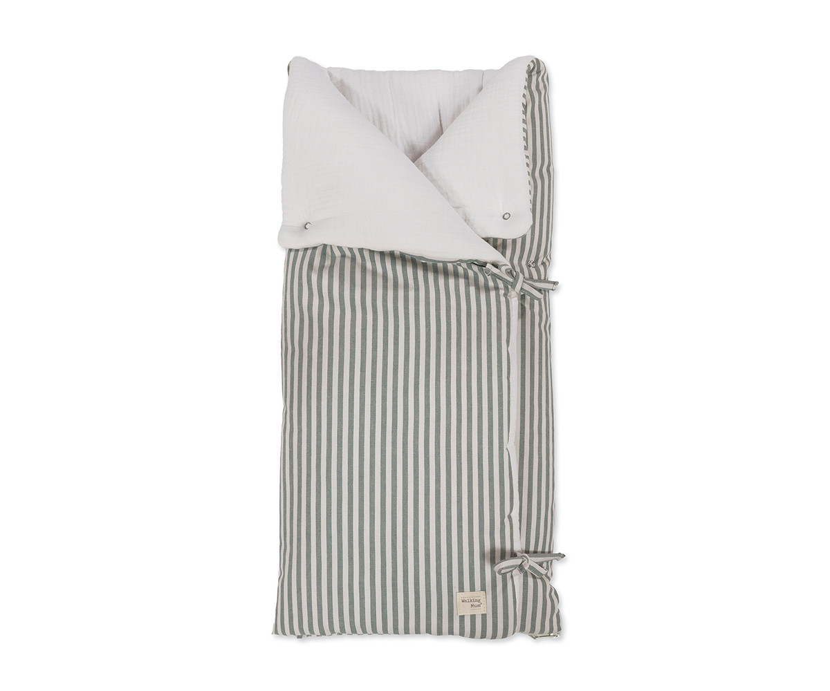 Saco Arrullo Praliné Rayas Matcha