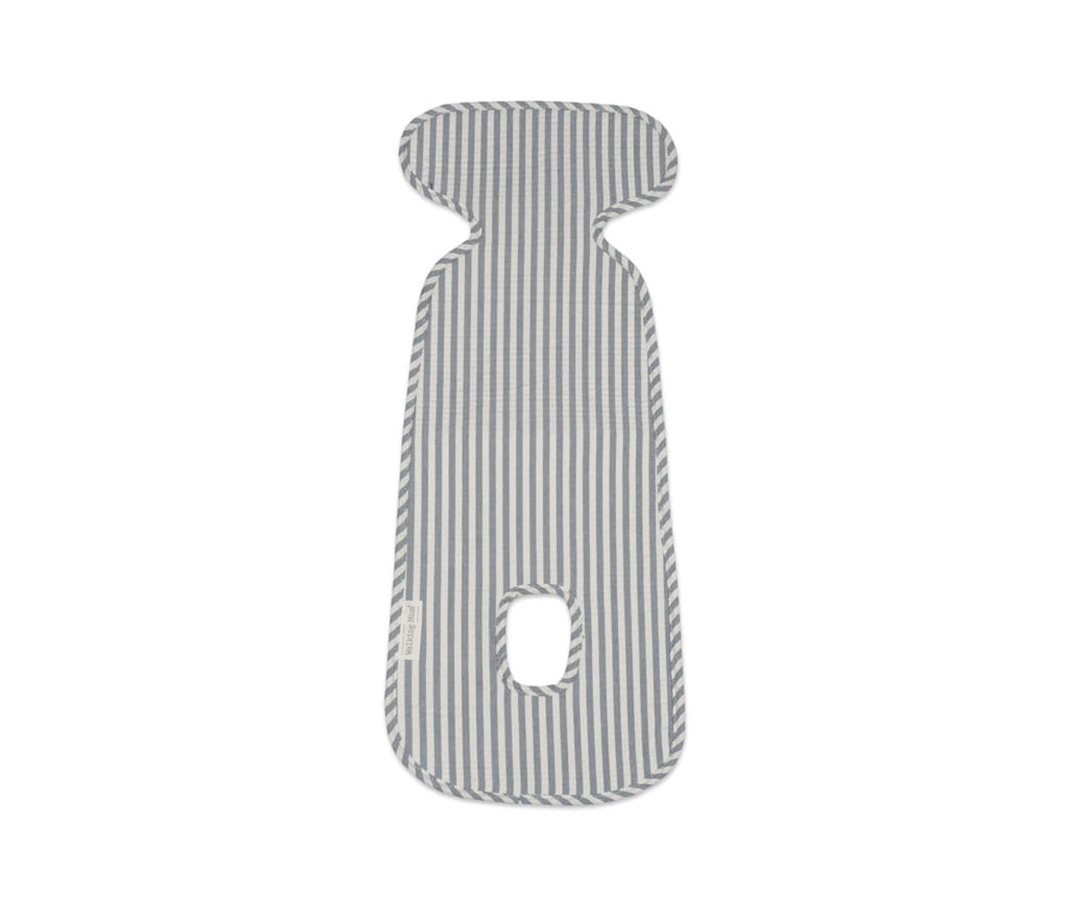 Colchoneta para Silla de Coche Praliné Rayas Matcha