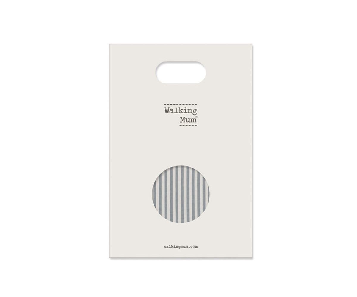 Colchoneta para Silla de Coche Praliné Rayas Matcha