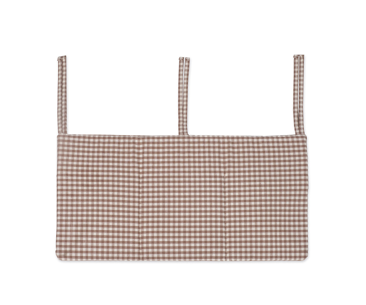 Organizador Cuna Praline Vichy Rayas Moka