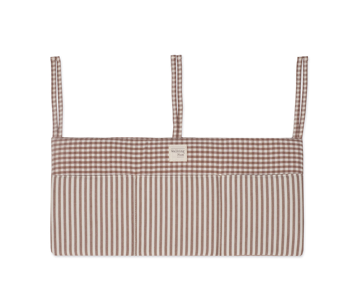 Organizador Cuna Praline Vichy Rayas Moka