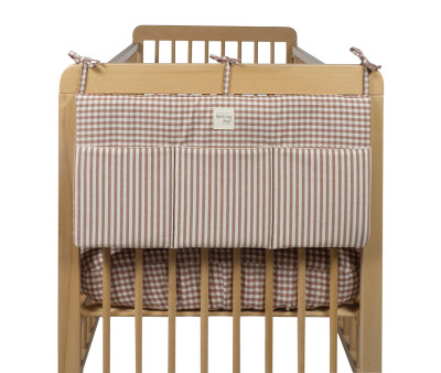 Organizador Cuna Praline Vichy Rayas Moka