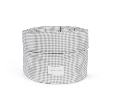 Cestito Home Little Bloom Vichy Gris