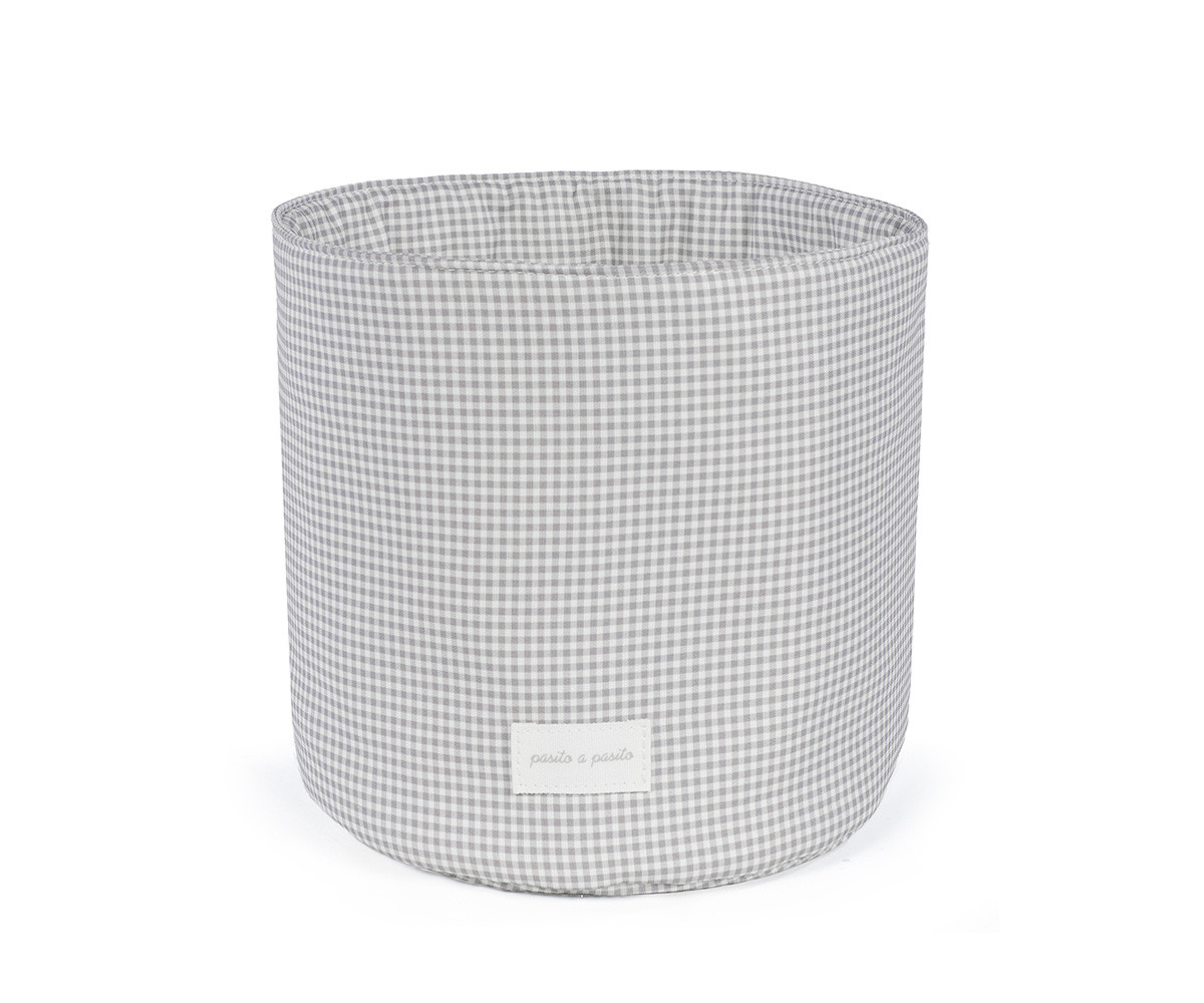 Cestito Home Little Bloom Vichy Gris