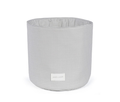 Cestito Home Little Bloom Vichy Gris