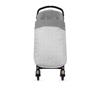 Saco Silla Invierno Little Bloom Flor Gris